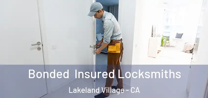 Bonded Insured Locksmiths Lakeland Village - CA